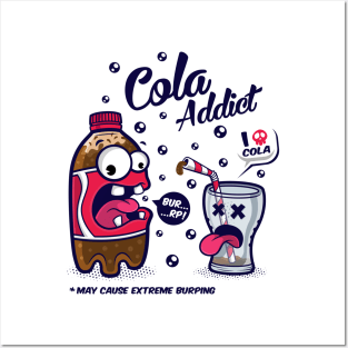 Red Cola Addic Posters and Art